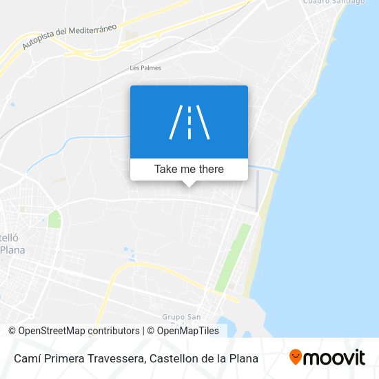 Camí Primera Travessera map