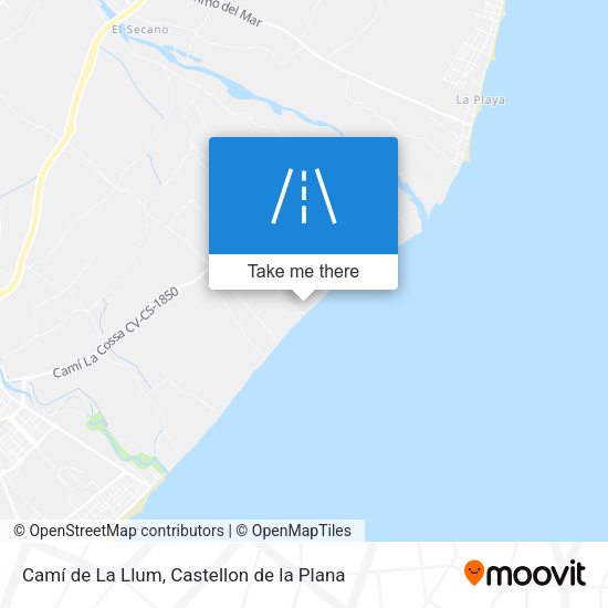 Camí de La Llum map