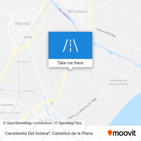 Carretereta Del Gotera* map
