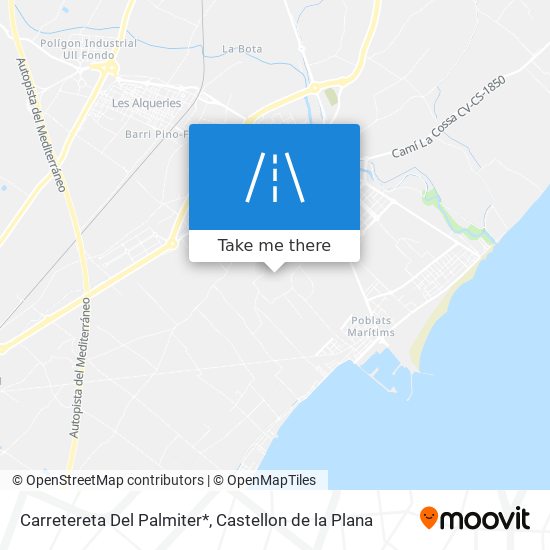 mapa Carretereta Del Palmiter*