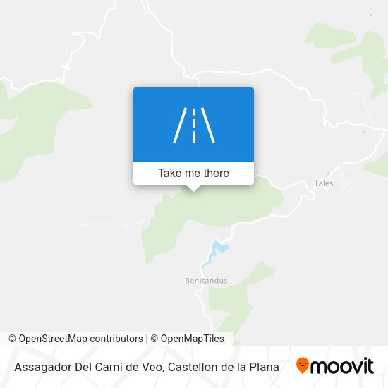 Assagador Del Camí de Veo map