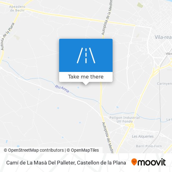 mapa Camí de La Masà Del Palleter