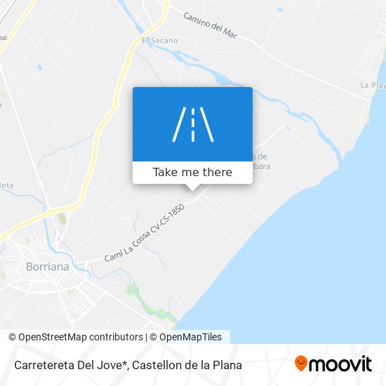 Carretereta Del Jove* map