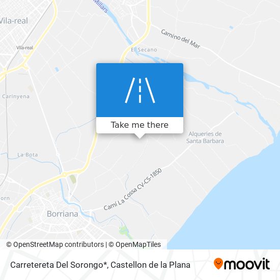 Carretereta Del Sorongo* map