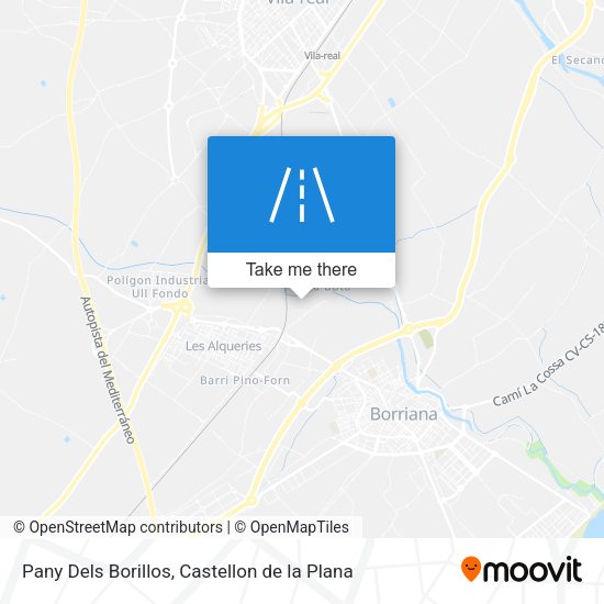 Pany Dels Borillos map