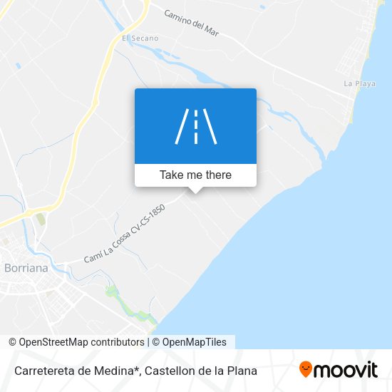 Carretereta de Medina* map