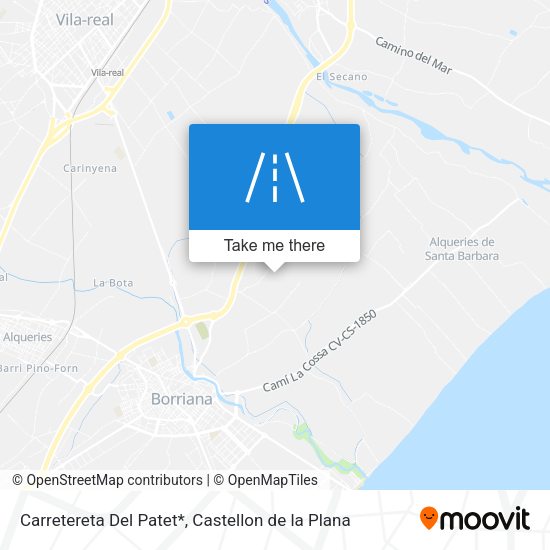 Carretereta Del Patet* map