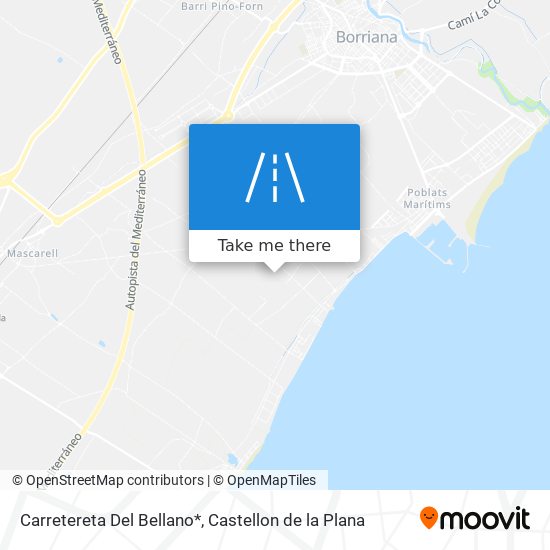 mapa Carretereta Del Bellano*