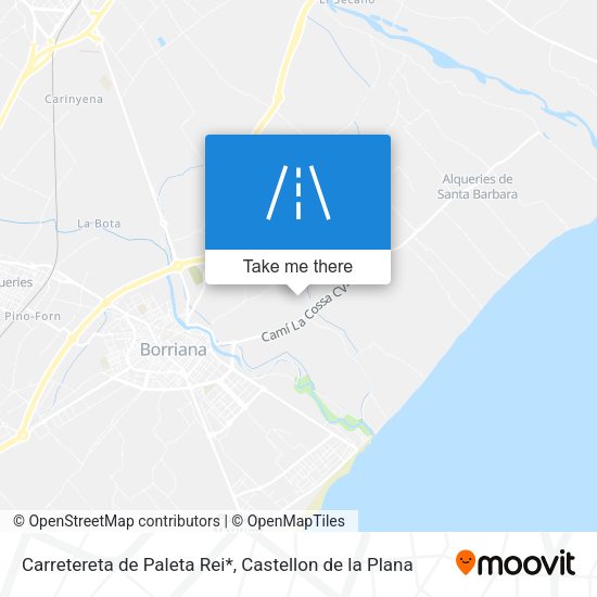 Carretereta de Paleta Rei* map