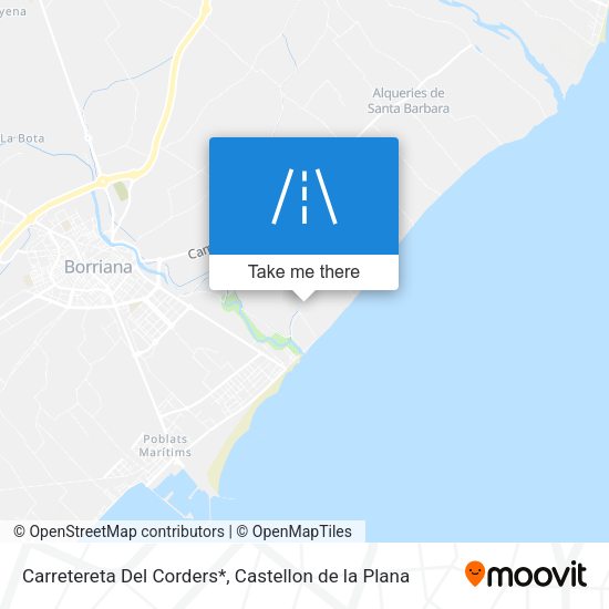 Carretereta Del Corders* map