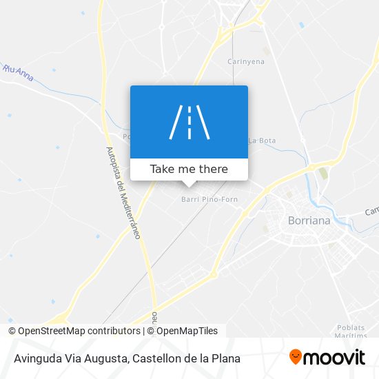 Avinguda Via Augusta map