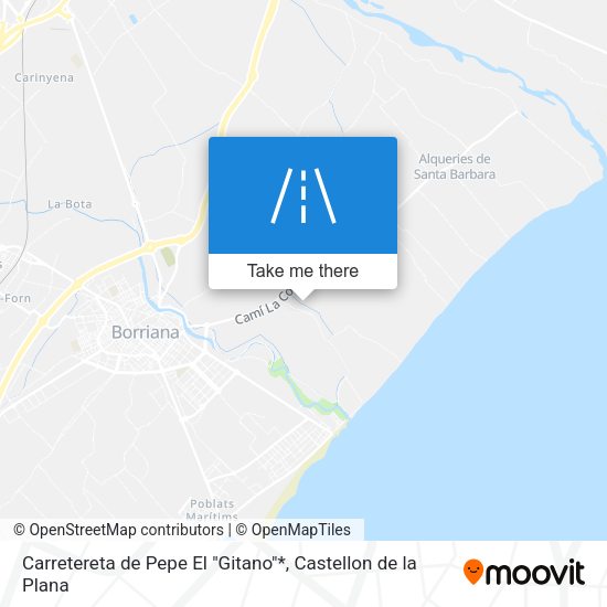 Carretereta de Pepe El "Gitano"* map