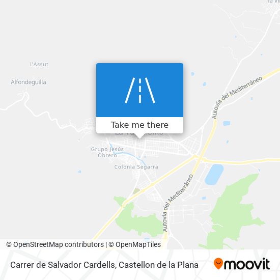 mapa Carrer de Salvador Cardells