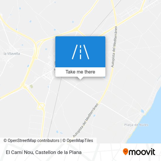 El Camí Nou map