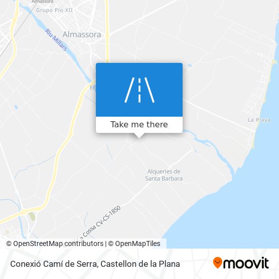 Conexió Camí de Serra map