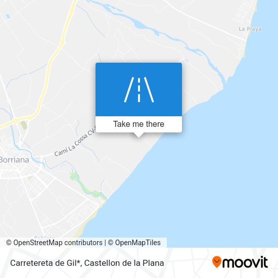 Carretereta de Gil* map