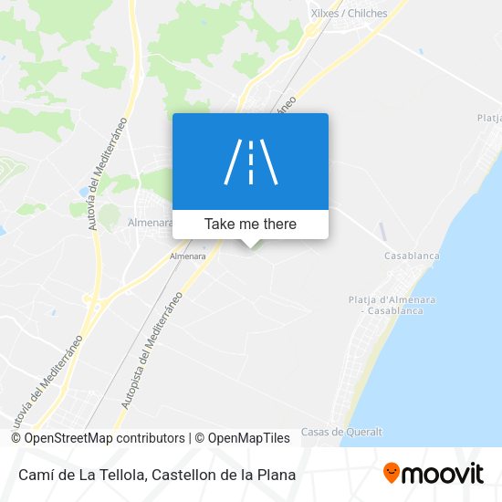 Camí de La Tellola map