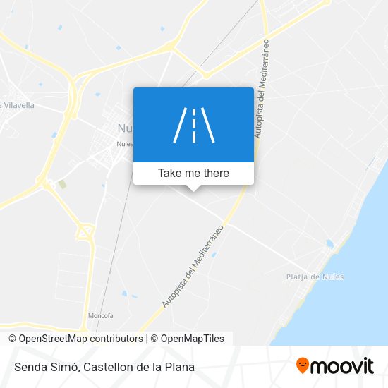 Senda Simó map