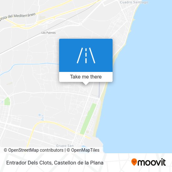 Entrador Dels Clots map