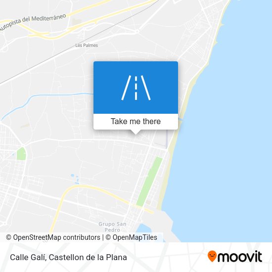 Calle Galí map
