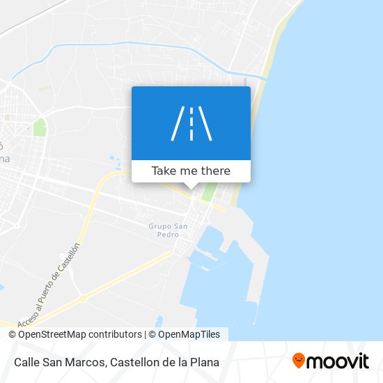 Calle San Marcos map