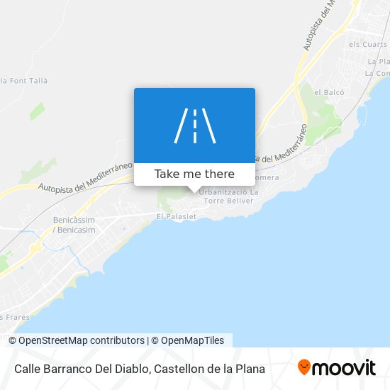 Calle Barranco Del Diablo map