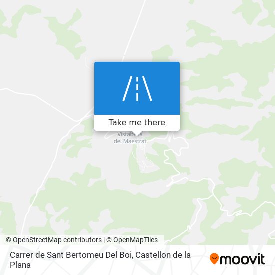 mapa Carrer de Sant Bertomeu Del Boi