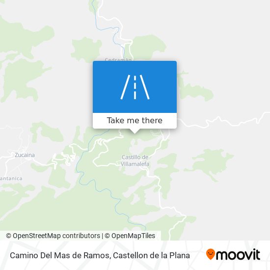 mapa Camino Del Mas de Ramos