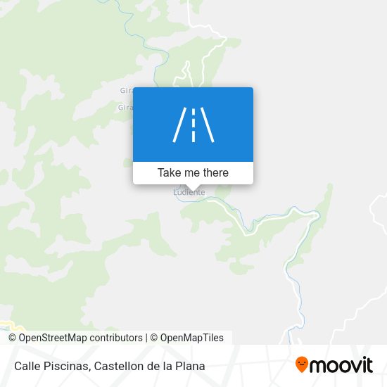 Calle Piscinas map
