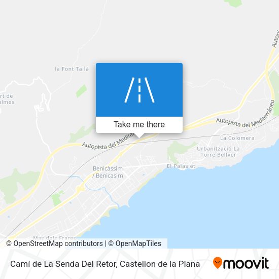 Camí de La Senda Del Retor map