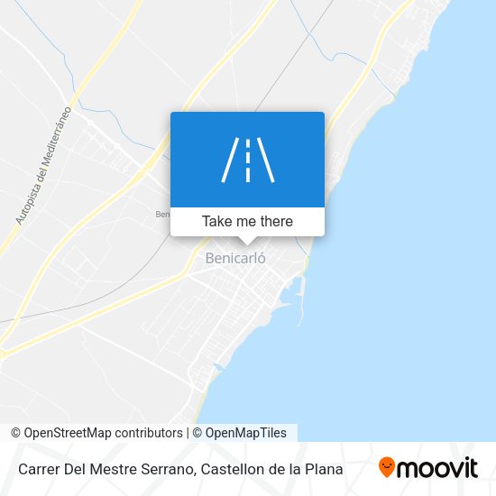 Carrer Del Mestre Serrano map