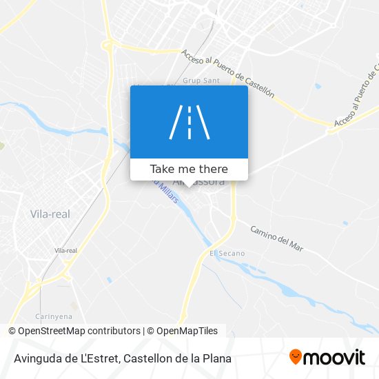 Avinguda de L'Estret map