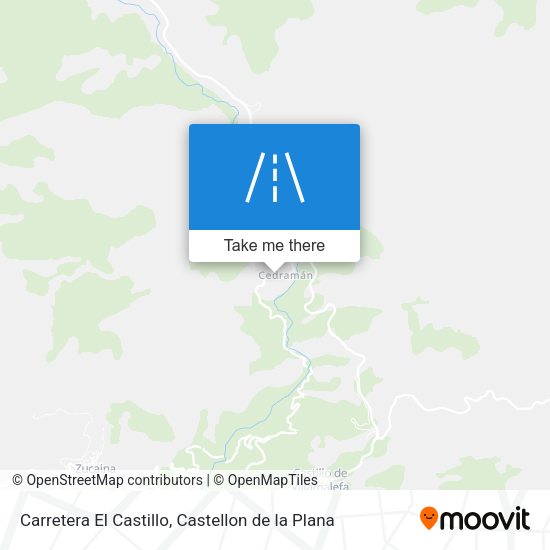 Carretera El Castillo map