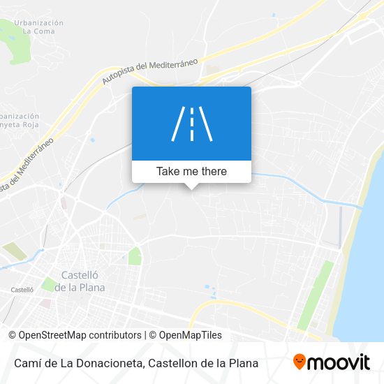 Camí de La Donacioneta map