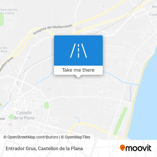 Entrador Grus map