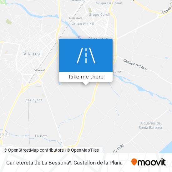 Carretereta de La Bessona* map