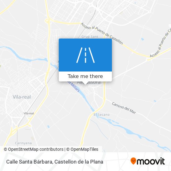Calle Santa Bárbara map