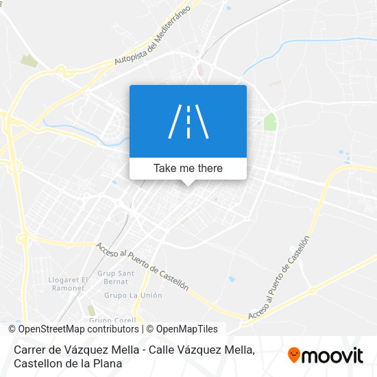 Carrer de Vázquez Mella - Calle Vázquez Mella map