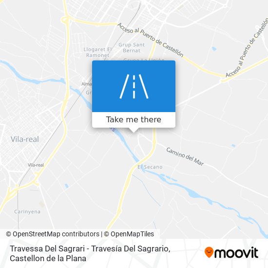 mapa Travessa Del Sagrari - Travesía Del Sagrario