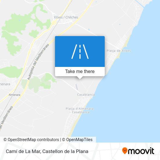 Camí de La Mar map