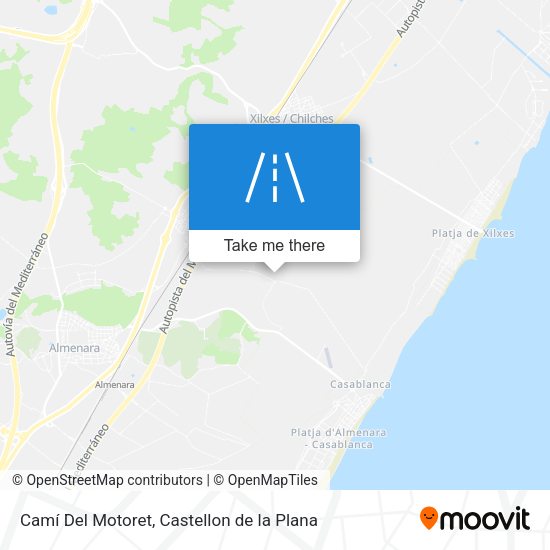Camí Del Motoret map
