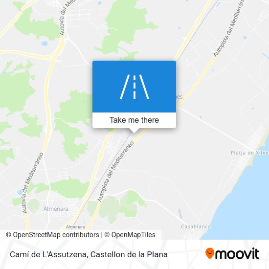 Camí de L'Assutzena map
