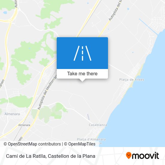 Camí de La Ratlla map