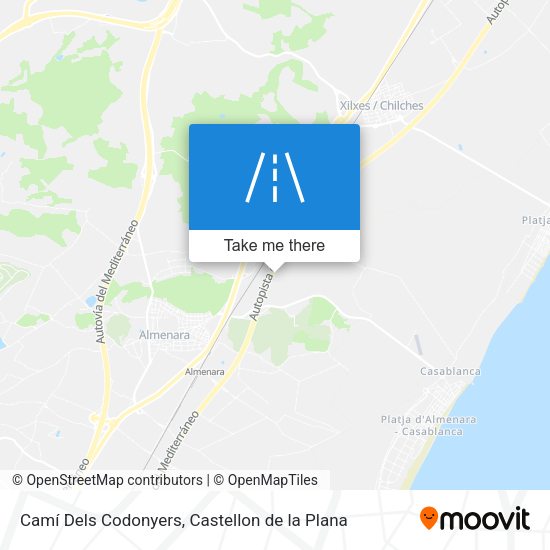 Camí Dels Codonyers map