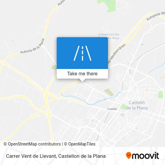 Carrer Vent de Llevant map