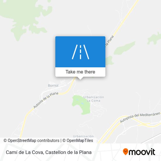 Camí de La Cova map