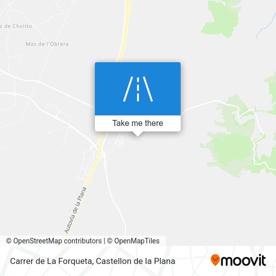Carrer de La Forqueta map