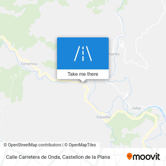 Calle Carretera de Onda map