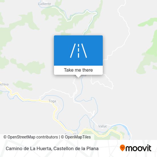 Camino de La Huerta map