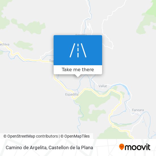 Camino de Argelita map